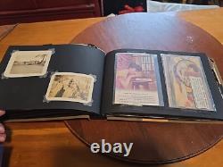 Antique World War 1 Our Boys In Khaki Photo Album & Scrapbook 45+ Pages FULL