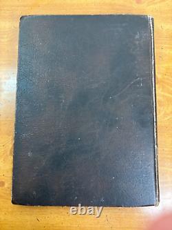 Antique World War I Buffalo County Nebraska Remembrance Book Hardcover 1919