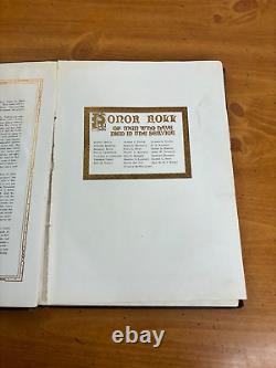 Antique World War I Buffalo County Nebraska Remembrance Book Hardcover 1919