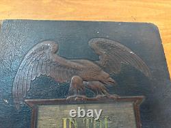 Antique World War I Buffalo County Nebraska Remembrance Book Hardcover 1919