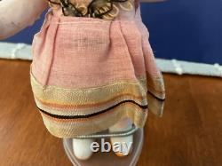 Antique World War One US Military Carnival Chalkware Kewpie Doll Very Rare