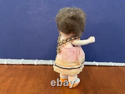 Antique World War One US Military Carnival Chalkware Kewpie Doll Very Rare