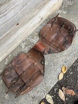 Antique us cavalry Saddle Bags With Liners