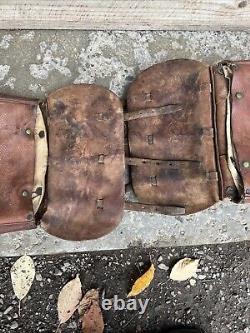 Antique us cavalry Saddle Bags With Liners