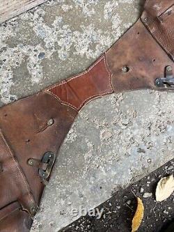 Antique us cavalry Saddle Bags With Liners