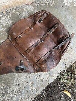 Antique us cavalry Saddle Bags With Liners