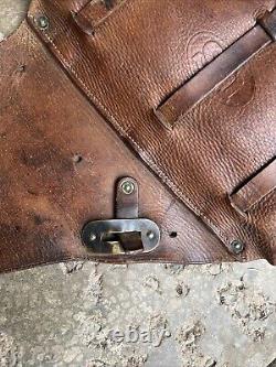 Antique us cavalry Saddle Bags With Liners