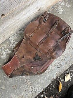 Antique us cavalry Saddle Bags With Liners