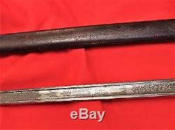 Attributed Ww1 British Army 1827 Pat Rifle Officer's Sword Post Office Rifles
