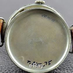 Audemars Freres Early Unusual Oversized 45mm Trench Watch Ww1 Swan Neck Movement
