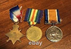 Australian ANZAC AIF WWI Medal Trio Pte EJ Gough NSW with 4th BTN at Gallipoli