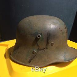 Austrian/German ww1 camo helmet
