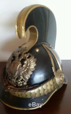 Austrian WW1 Dragoon EM Helmet M-1905 FELT ERSATZ Big Size 59/60