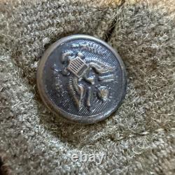 Authentic 1917 WWI doughboy Army Coat Small-medium Size. Please Read Descrip