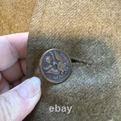 Authentic 1917 WWI doughboy Army Coat Small-medium Size. Please Read Descrip