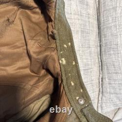 Authentic 1917 WWI doughboy Army Coat Small-medium Size. Please Read Descrip