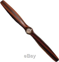 Authentic Models WW1 Vintage Wooden Propeller With Clock 120cm
