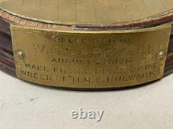 Authentic Piece From The Wreck of The H. M. S Bulwark 1914 Royal Navy Battleship