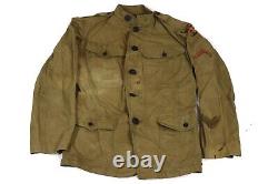 Authentic US WWI 90th Infantry Division Summer Tunic Jacket Uniform with Patches