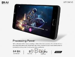 BLU Life One X3 32GB 5.5 4G LTE Dual Sim Android GSM Unlocked L0150WW Black