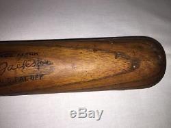 Baseball History Bat signed Shoeless Joe Jackson WWI Fund Raiser 125 Slugger 35