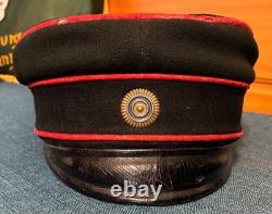 Bavarian pre-WWI 1873 Pattern Pop Top Cap Hat 5th Cheveuleger Rgt