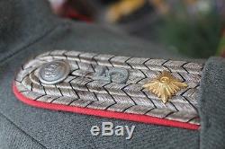 Beautiful WW1 1910 DRAGONER NR. 5 Officers Field Gray Blouse+Cap! RAR