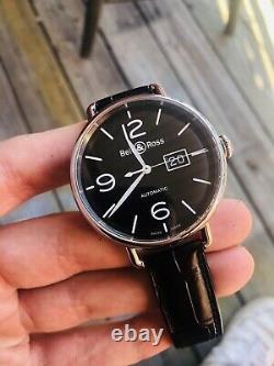 BellRoss Vintage grand date WW1-96 black Dial Automatic Men's Watch