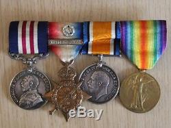 Bravery In The Field WW1 Medal 6826 D McIntosh 1/Scottish Rifles B99