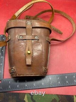 British Army Officers 1916 Dated Binoculars in Leather Case. Named. WD Marked