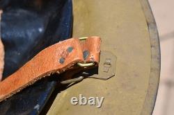 British Army Wwi Steel Combat Helmet In Excellent All Original Conditions Size 7