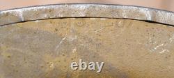British Army Wwi Steel Combat Helmet In Excellent All Original Conditions Size 7