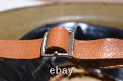 British Army Wwi Steel Combat Helmet In Excellent All Original Conditions Size 7