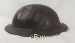 British Brodie Army Steel WW1 London Brigade Helmet