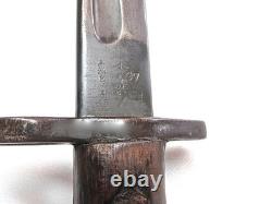 British Sanderson WW1 Model 1907 Bayonet Fighting Knife No Scabbard