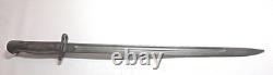 British Sanderson WW1 Model 1907 Bayonet Fighting Knife No Scabbard