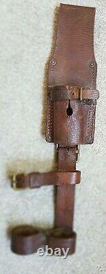British WW1 1914 pattern Kitchener Leather Equipment Frog & Helve Holder