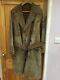 British WW1 Royal Flying Corps Aviators Brown Leather Flying Coat