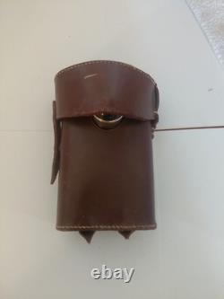 British WWI Flashlight in leather holder The Orilux