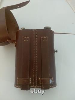 British WWI Flashlight in leather holder The Orilux