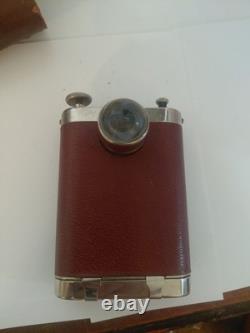 British WWI Flashlight in leather holder The Orilux