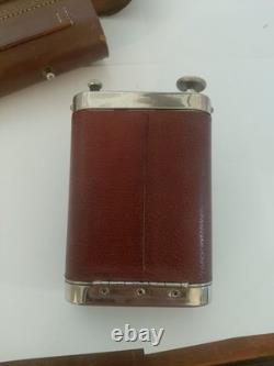 British WWI Flashlight in leather holder The Orilux
