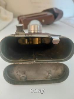 British WWI Flashlight in leather holder The Orilux