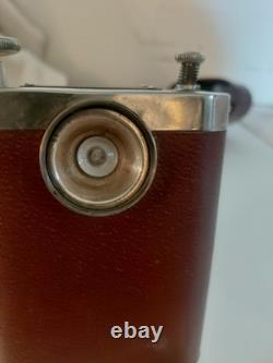 British WWI Flashlight in leather holder The Orilux