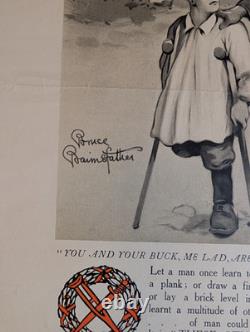 Bruce Bairnsfather poster chailey heritage craft schools charity poster