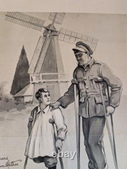 Bruce Bairnsfather poster chailey heritage craft schools charity poster