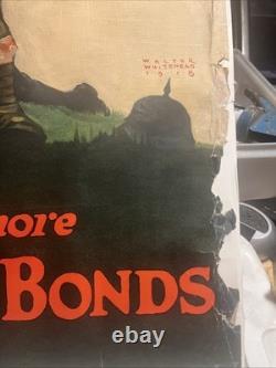 COME ON LIBERTY LOAN World War I Bond Poster (1918 20x30 WW1)