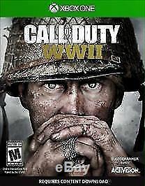 Call of Duty WWII RE-SEALED Microsoft Xbox One 1 XB XB1 GAME COD WORLD WAR 2 II