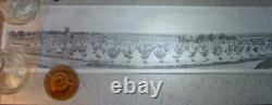 Camp Sevier S. C. Infantry Tents Photo 1918 WWI Original Panoramic 34 x 7 1/4