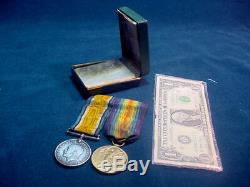 Canada WWI Set Victory Military Medals & Mothers Memorial Silver Cross & Badge